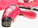 PowerTRC Girls Beauty Salon Set, Pretend Hair Salon Set for Girls, Girl Hairdresser Kit, Pretend Hair Styling Tools, Toddler Hair Dryer Play Set Pink