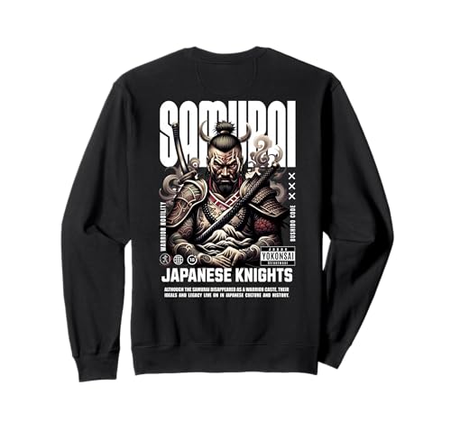Samurai Warrior Soul Backprint Streetwear Art �g���[�i�[