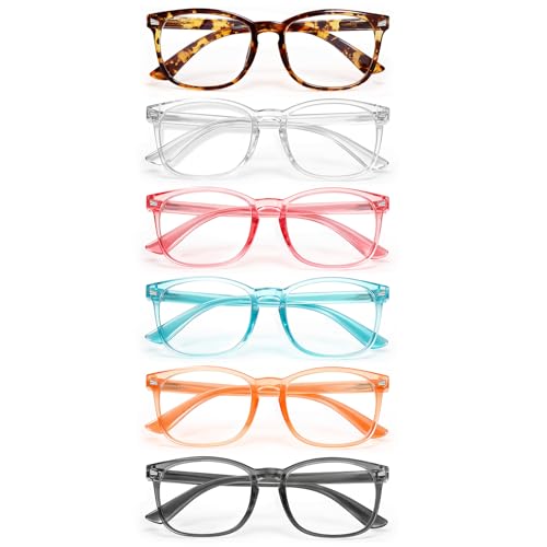 Image of Reading Glasses Anti-Glare Readers 5-Pack for Men Women | Reading Glasses for Women Men, Eyeglasses, Blue Light Readers for Men Women