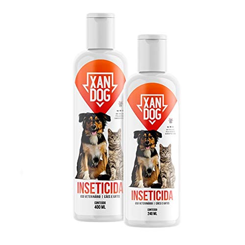 Shampoo Para Cachorro Anti-Pulgas Inseticida Xan Dog 400ml