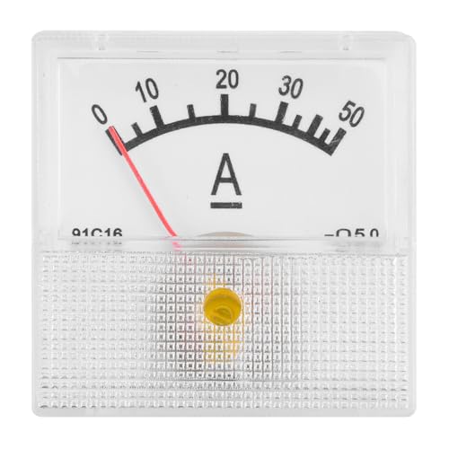 Ampèremètre analogique DC 50A pour éviter les surcharges de circuit 91C16