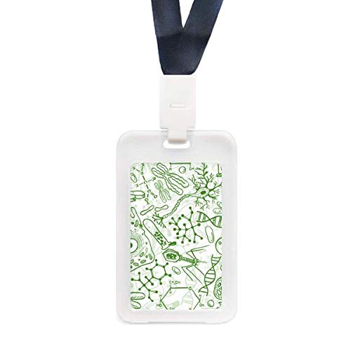 Pochette microscope vert anti-rayures pour ranger badge et carte