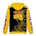 XIAMUSZ Karate Hoodie Cosplay Costume 3D Pullover Sweatshirt (L, Color 1)