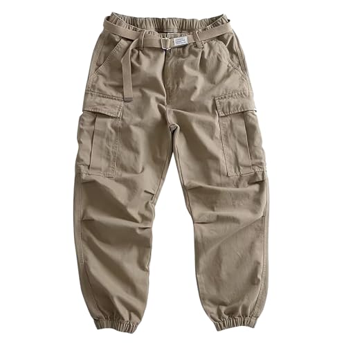 Pantalon cargo homme grande taille avec poches latérales de travail
