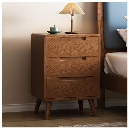 Table de chevet 3 tiroirs en bois élégant et robuste pour embellir votre coin nuit
