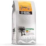 Dimello Single Origin Ethiopia Arabica Coffee Beans 250g – 100% Arabica, Medium Roast with Sweet Floral Aromas, Juicy Mouthfeel & Long Aftertaste – Specialty Ethiopian Coffee Beans