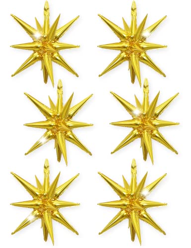 HOUSE OF PARTY Gold Star Balloon (Gold color)