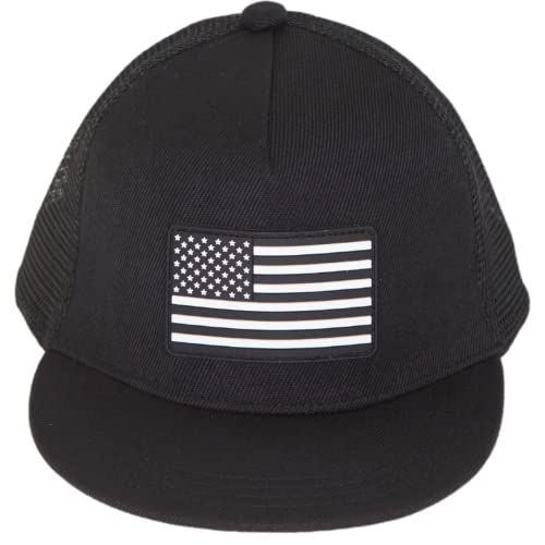 Image of Toddler Baseball Hat - Infant Trucker Hats - Boy Outfit - Newborn Sun Hat - Baby Youth Snap Back Trucker Mesh Brim Gorros