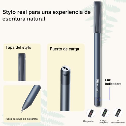 Yuan Cuaderno Digital & Bolígrafo Inteligente, admite Sync. y Partage en Tiempo Real, Escritura Inteligente para Notas y Bocetos, Compatible con Android/iOS, Perfecto para Regalar - imagen 2