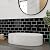 Tiwoos Thick Black Peel and Stick Subway Tile Backsplash Self Adhesive for Kitchen Bathroom Wall (10-Sheet, 12"×12")