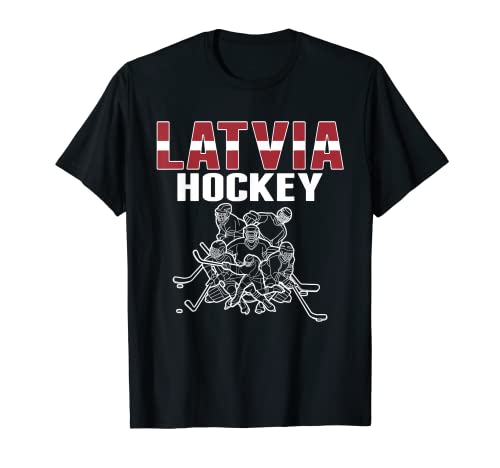 Latvia Ice Hockey Fans Jersey Latvian Hockey Team Supporter T-Shirt #TOP18