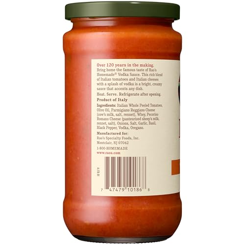 Image of Rao's Homemade Vodka Sauce Made with Italian Tomatoes, 15.5 oz