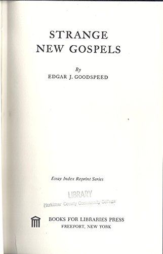 Strange New Gospels 0836923642 Book Cover
