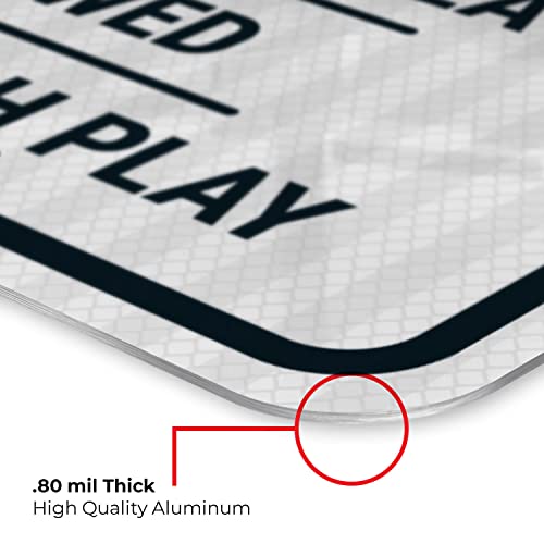 Cartel de Reglas para Piscina 24x30 Reflectivo Aluminio miniatura 6