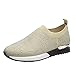 WWricotta Zapatillas Deportivos Mujer - Adelgazar Zapatos Bambas Jogging Zapatillas Sacudir Casual Zapatos Respirado Ligero Zapatos Planos Zapatos De Trabajo