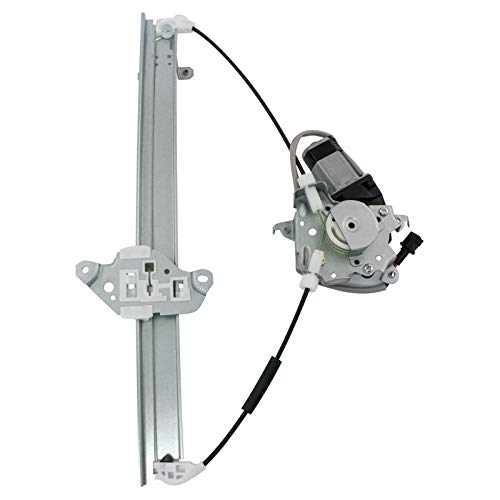 Image of TRQ Front Right Power Window Regulator & Motor Assembly Passenger Side Compatible with 2000-2006 Nissan Sentra NI1351113 NI1351120 NI1351157