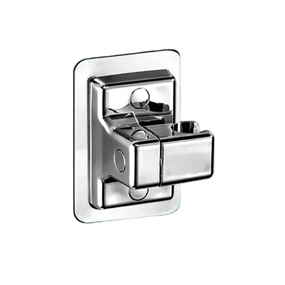 Shower Head Bracket, Shower Head Holder Adjustable Wall-Mounted Self-Adhesive ABS Handheld Bracket Multicolor(Sliver)