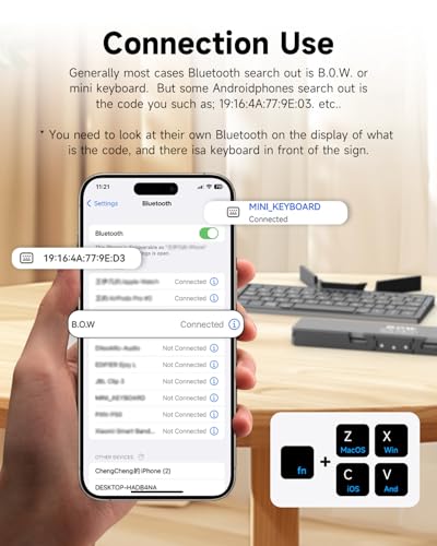 🏠📱SIKAI CASE™ Foldable Bluetooth Keyboard – Magnetic Stand, Pocket Power, Travel-Ready Typing! - Image 5