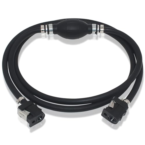 Outboard Fuel Line 5/16 inch Marine Fuel Line Assembly 7 Foot Boat Outboard Motor Fuel Line Compatible With Yamaha Outboard Fuel Line