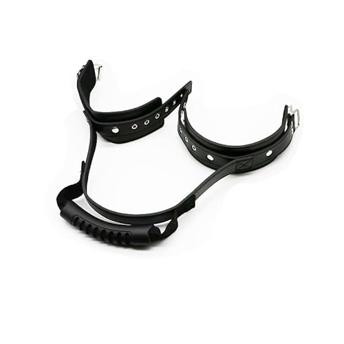 EKHOU Ceinture de Sport en PU, Poignets réglables, adaptée aux Hommes et aux Femmes Cover