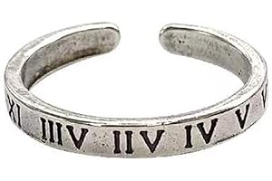 Classic Vintage Sterling Silver Signet Knuckle Ring for Men