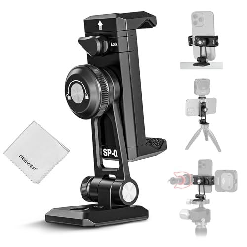 Adaptador de trípode para teléfono NEEWER SP-02 con placa Arca y zapata fría