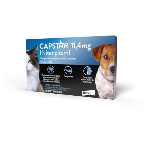 Capstar 11,4 mg: para cães e gatos de até 11,4 kg