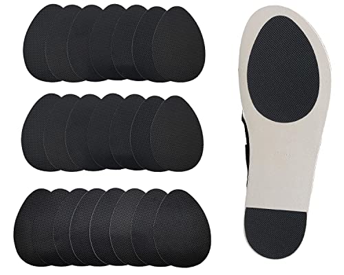 22 pcs Non Skid Self Adhesive Pads.Shoe Bottom Protector.Anti-Slip Shoe Grips.Rubber Non-Skid Sole Protector.Non-Slip Noise Reduction