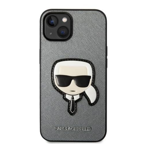 Karl Lagerfeld KLHCP14MSAPKHG Coque Rigide pour iPhone 14 Plus 6,7" Argenté