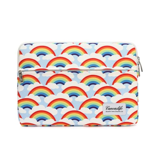 Pochette ordi 15.6 pouces arc-en-ciel : étanche et rembourrée contre les chocs
