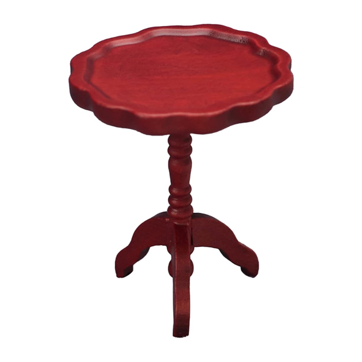 Happyyami 1pc Mini Wooden Table Model Mini Coffee Table for Dollhouse Decoration Compact Educational Tool for Realistic Design