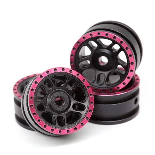 GzxLaY 【Remote control toy parts】 Cool Decor Dichromatic Aluminium Alloy 15mm Wheel Hub for 1/35 1/32 Orlandoo Hunter RC Climbing Car Upgrade Parts Universal --Environmentally friendly materials