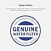 SAMSUNG Genuine Filters for Refrigerator Water and Ice, Carbon Block Filtration for Clean, Clear Drinking Water, HAF-QIN-3P, 3 Pack