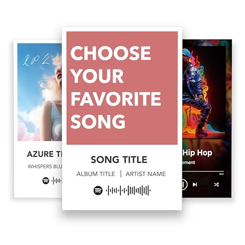 Aozomo Custom Song Lyrics Poster Canvas Wall Art - Personalized Music Wall Art for Music Enthusiasts, Gifts For Boyfriend Girlfriend Lovers