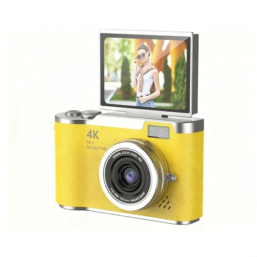 Cámara digital 4K con pantalla abatible y zoom digital 8X miniatura 1