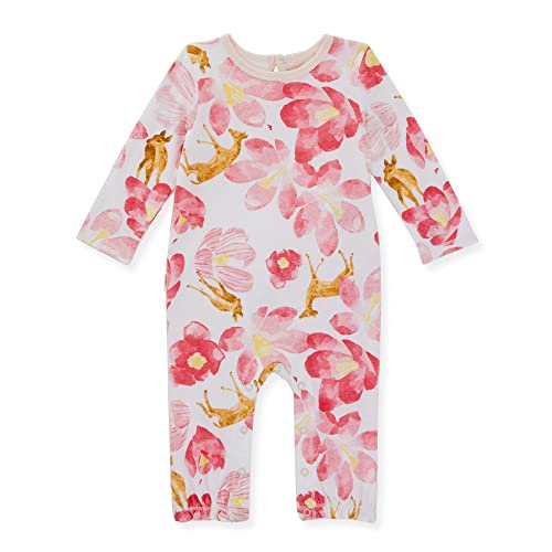 Image of Burt's Bees Baby Romper Jumpsuit, 100% Organic Cotton One-Piece Outfit Coverall