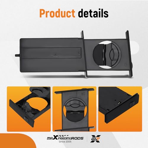 Portavasos retractil para BMW 5 Series 2004-2010 miniatura 6