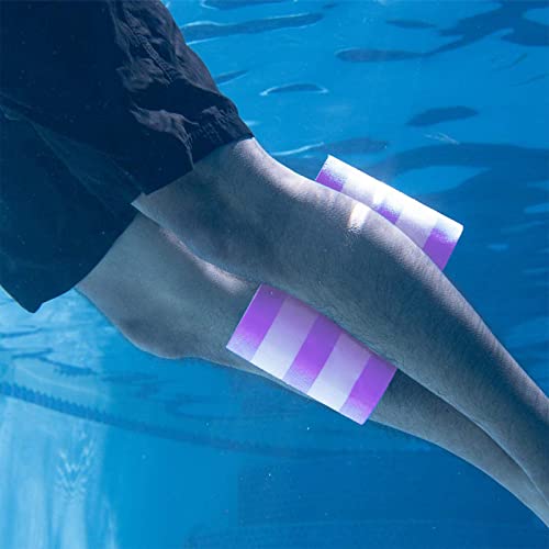 UNAOIWN Water Dumbbell Set for Aquatic Aerobics Exercise, Water Weights Equipment, Training Aid for Aquatic Fitness, Water Workout Fitness Tool (Pull buoy version-Purple) - Thumbnail 5