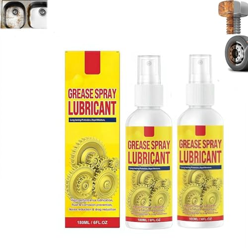 6.1oz Anti-Rust Lubricant Spray & Rust Removerm,Multi-Purpose Lubricant Rus-t Remover Sprays,Fast-Acting LubricantRust Dissolver,Heavy Duty RustRemoval LubricantSpray,for Metal Tools,Vehicles,Bolts