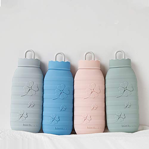 GYTZ Silicone Hot Water Bottle,Durable Hot Water Bag for Hot Compress