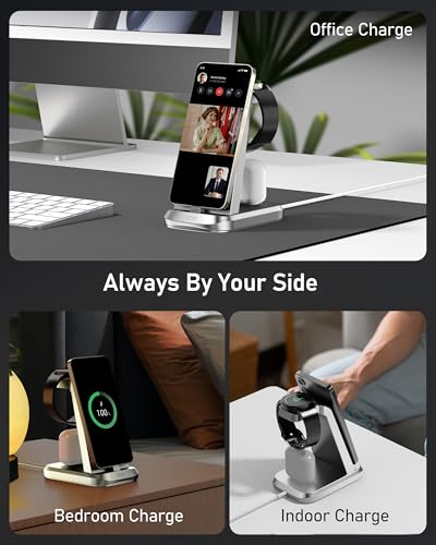 Image of VCVS Ultimate 36W Fast Charging Station - 3 in 1 Charger for Samsung Galaxy