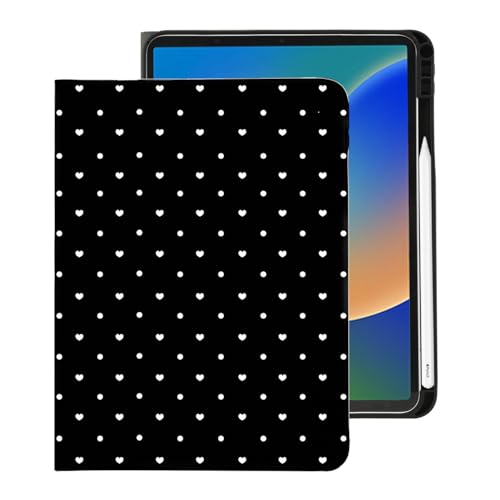 Protection iPad 10.9 pouces 2022 étui Air 5 coque TPU noir avec support stylet