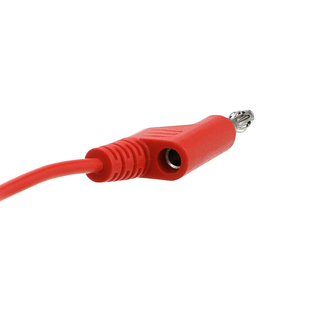 Sumnacon Multimeter Test Lead Set - Stackable Banana Plug to Alligator Clips Test Cable Kit with Protective, Soft Silicone Flexible Electrical Test Wire Leads for Electrical Testing 500V/5A