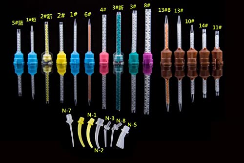 Sdent® Tuv Ce 100Pcs =1 Pack Intra Oral Dental Impression Mixing Tips Dental Intral Oral Mixing Nozzle Mixing Tip For Resiz Yellow #TOP5