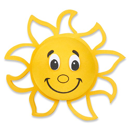 Tenna Tops Happy Florida Sunshine Sun Antenna Topper / Auto Mirror Dangler / Desktop Bobble Buddy