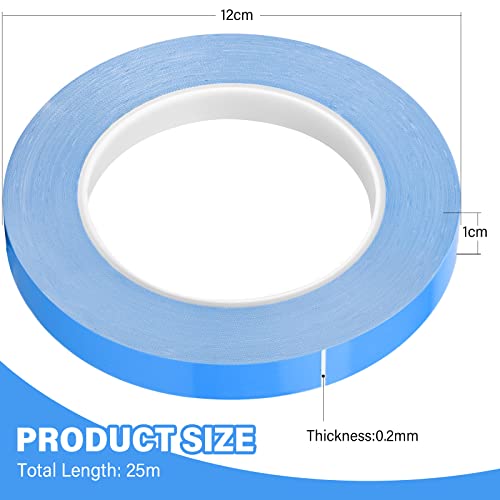 Image of Thermal Adhesive Tape, 25m x 10mm x 0.20mm High Performance Double Side Thermal Tapes Cooling Pad Apply to Heatsink, LED, IGBT, IC Chip, Computer CPU,GPU, Modules, MOS Tube, SSD Drives