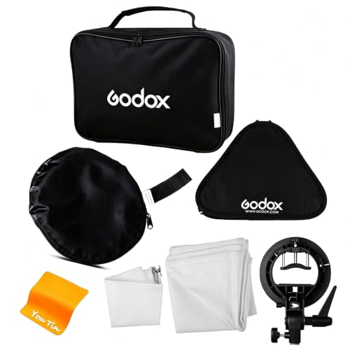 Godox Softbox 32"x32"/80x80cm with S-Type Speedlite Bracket & Bag