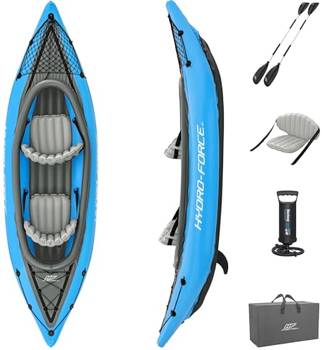 Hydro-Force Cove Champion X2 Inflatable Kayak Set 10' by Bestway - Used condition - US$117.82