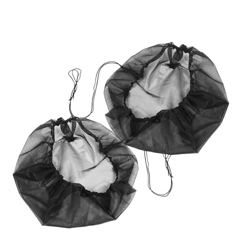 TOYANDONA 2pezzi Copertura Rete Antipioggia Protezione Per Cisterna Acqua Piovana Impedisce Foglie Detriti Patio Facile Installare