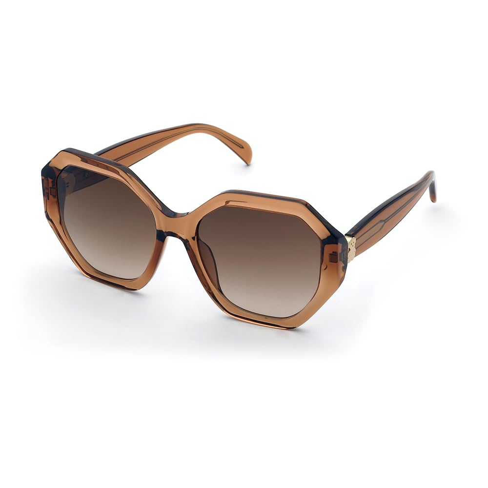 Tous Damen Shiny Transp.cognac Stoc41 Sonnenbrille, 55/18/140